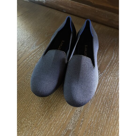 Rothy's The Loafer Classic Navy Knit Fabric Slip On Flats Women’s US 8.5 - Picture 14 of 15